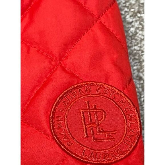 Lauren Ralph Lauren Womens red quilted jacket size small light weight - Picture 11 of 12